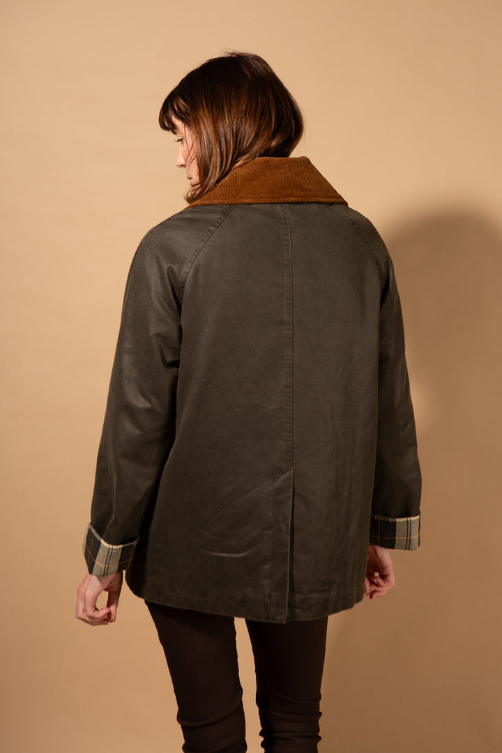 Corduroy Trim Jacket