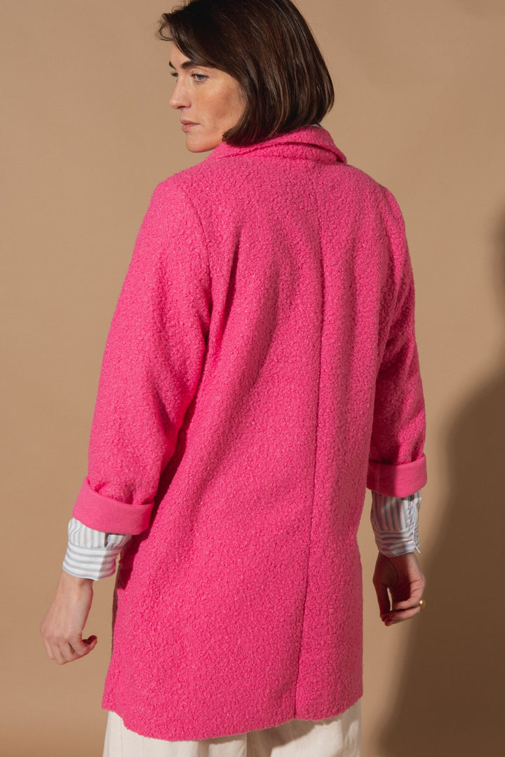 3/4 Sleeve Boucle Jacket