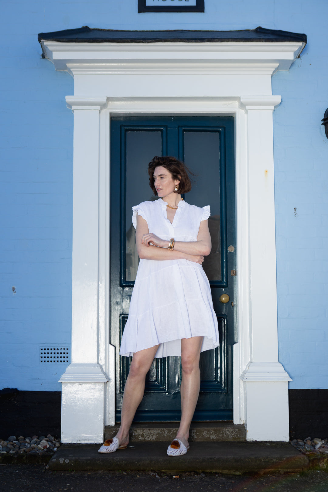 Flutter Sleeve Dress