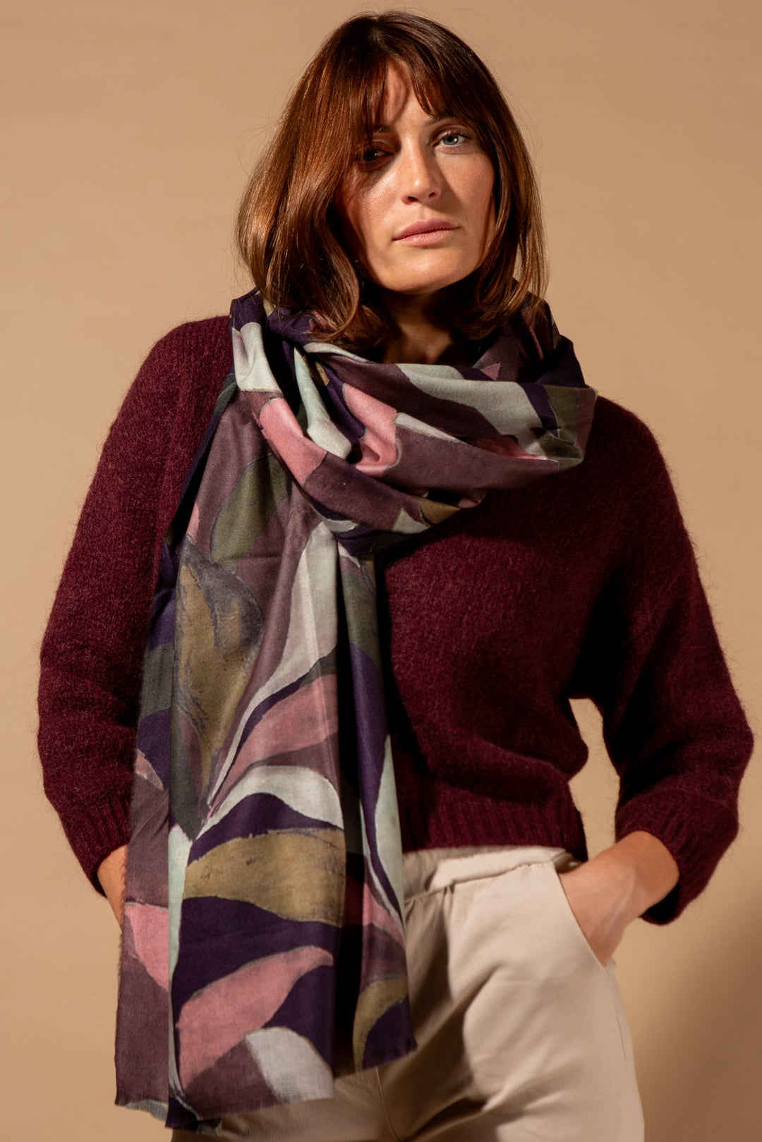 Autumn Leaf Scarf