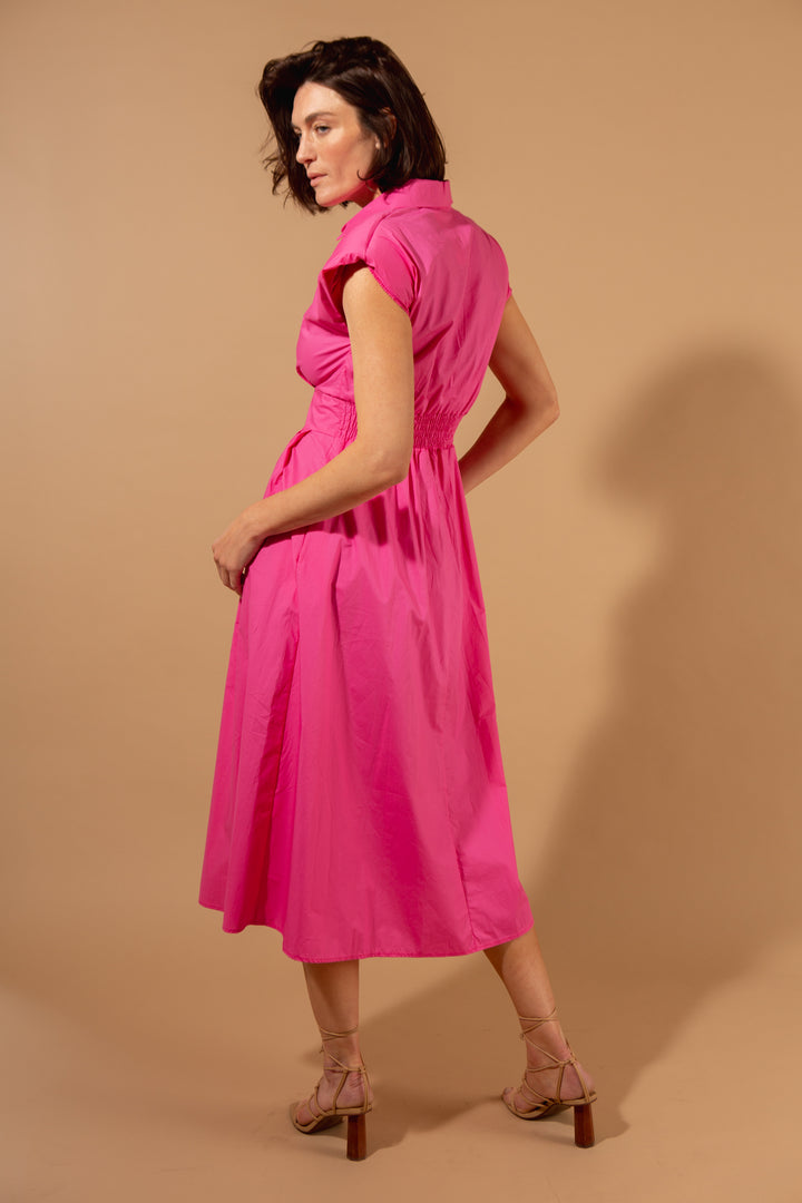 Sleeveless Collar Dress