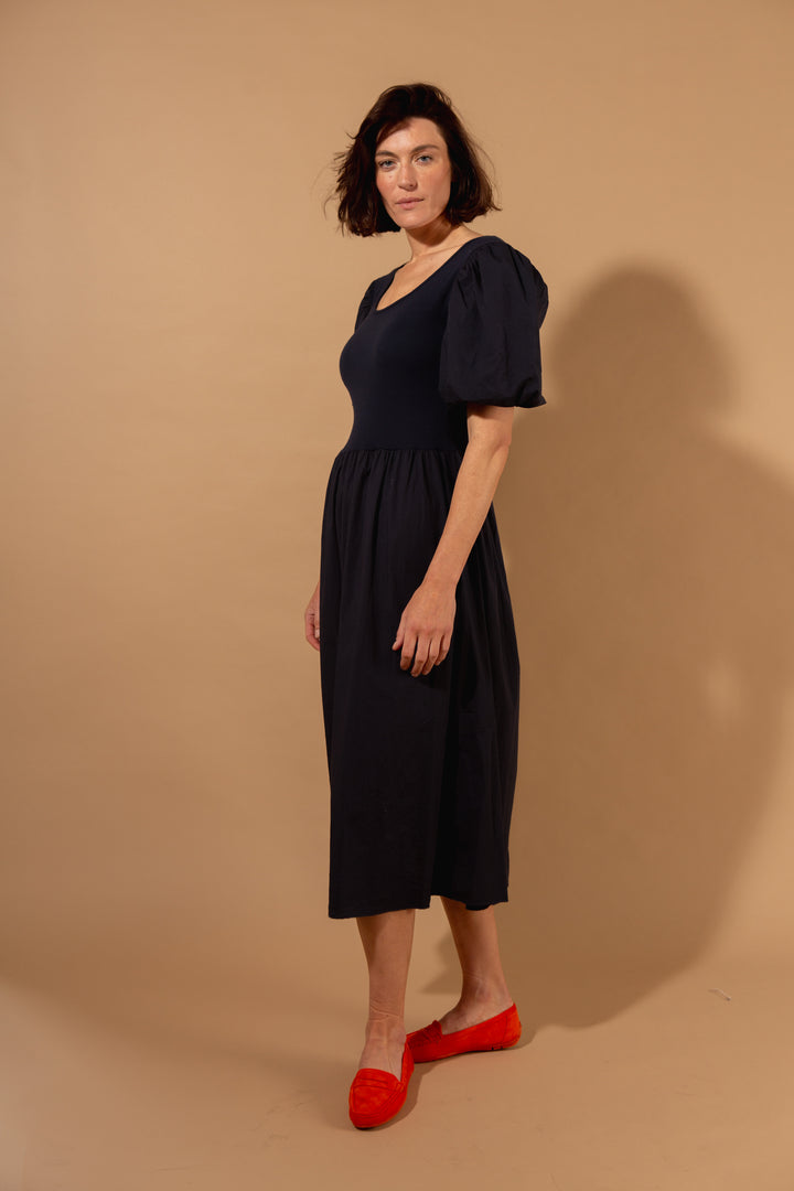 Puff Sleeve T-Shirt Dress