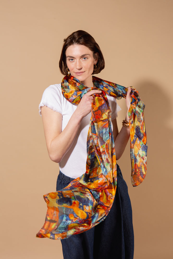 Starfruit Silk Scarf
