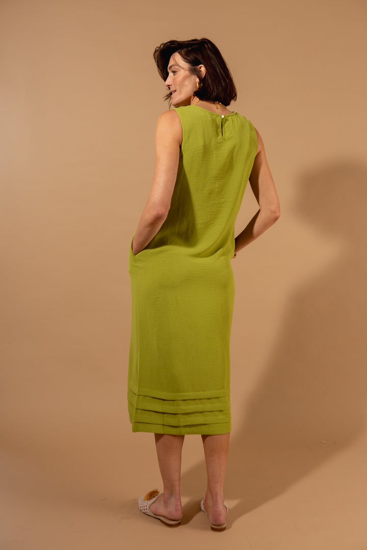 Tiered Bottom Sleeveless Dress