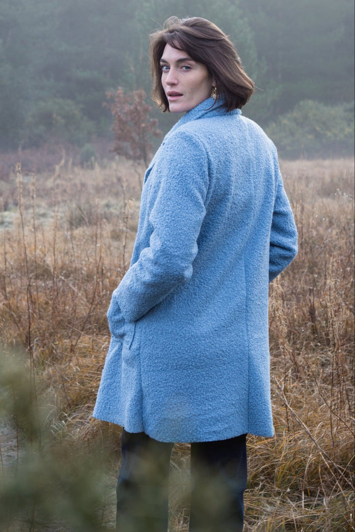 3/4 Sleeve Boucle Jacket