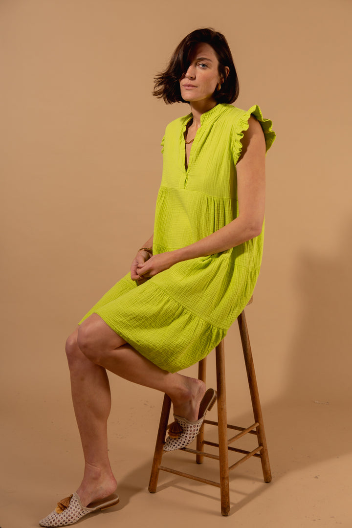 Flutter Sleeve Dress