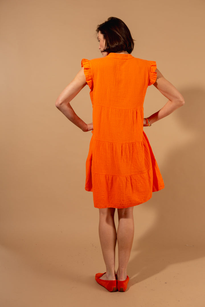 Flutter Sleeve Dress
