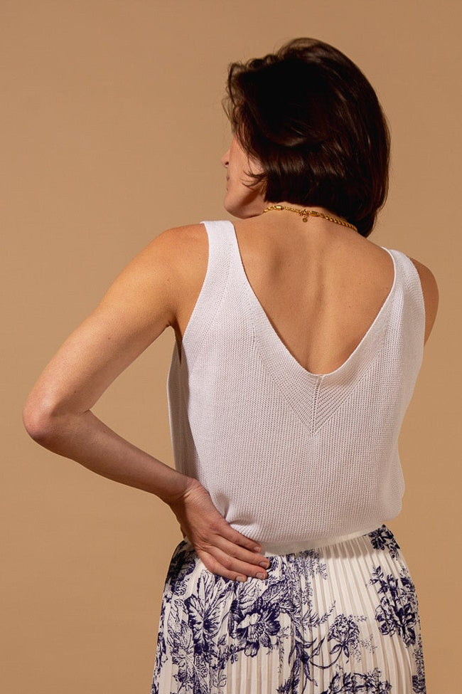 Knitted V-Neck Vest