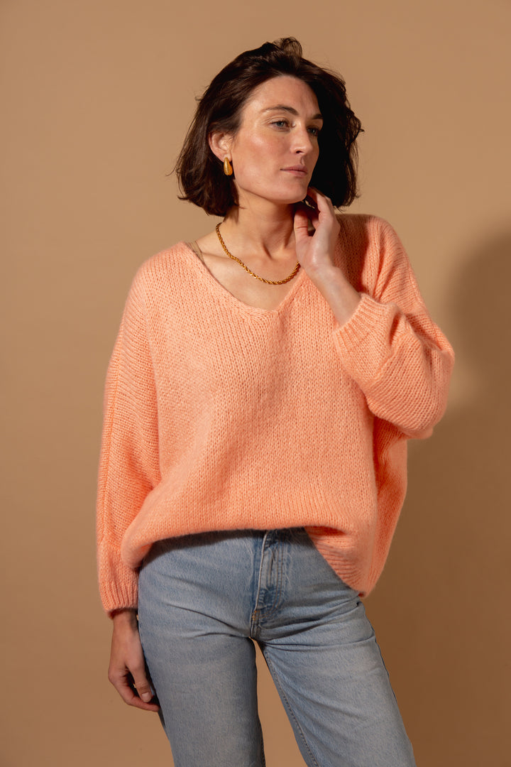 Mohair V-Neck Jumper
