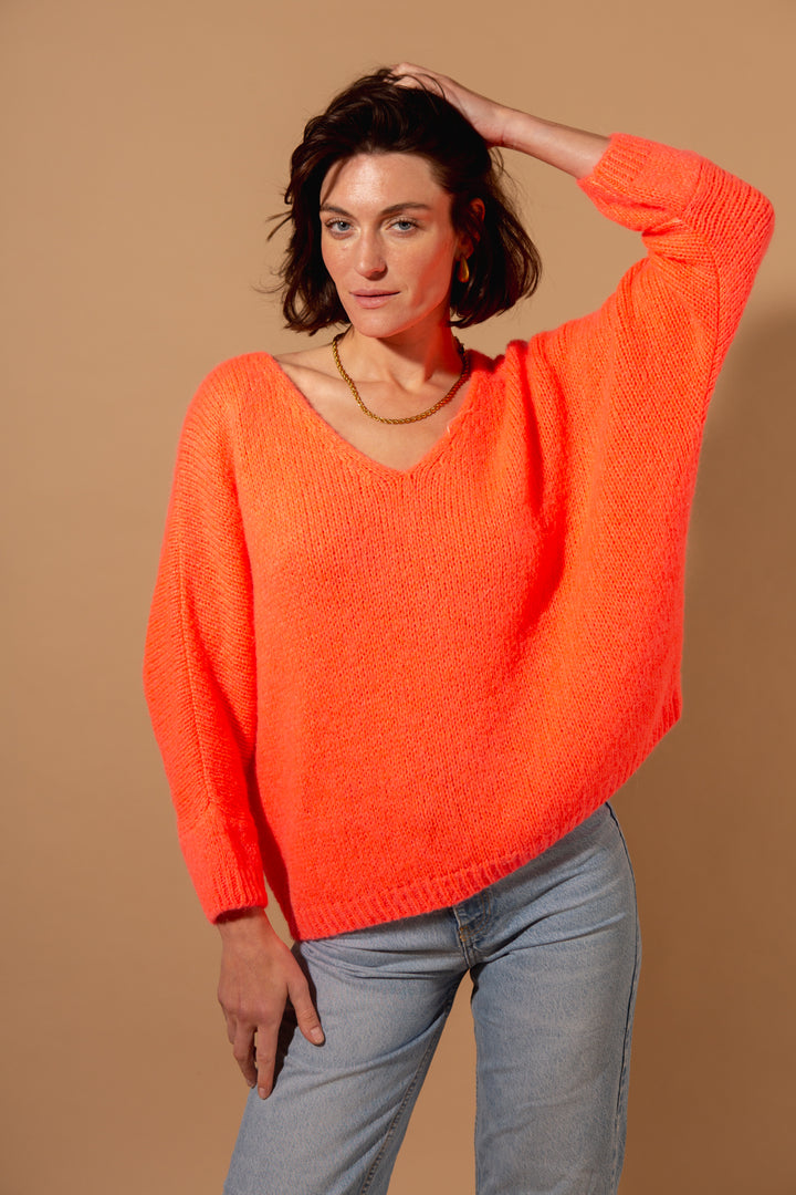 Mohair V-Neck Jumper
