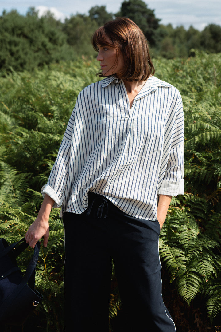 Linen Stripe Shirt