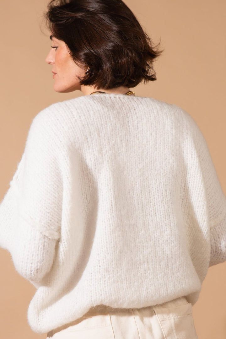 Boat Neck Chunky Knit Jumper