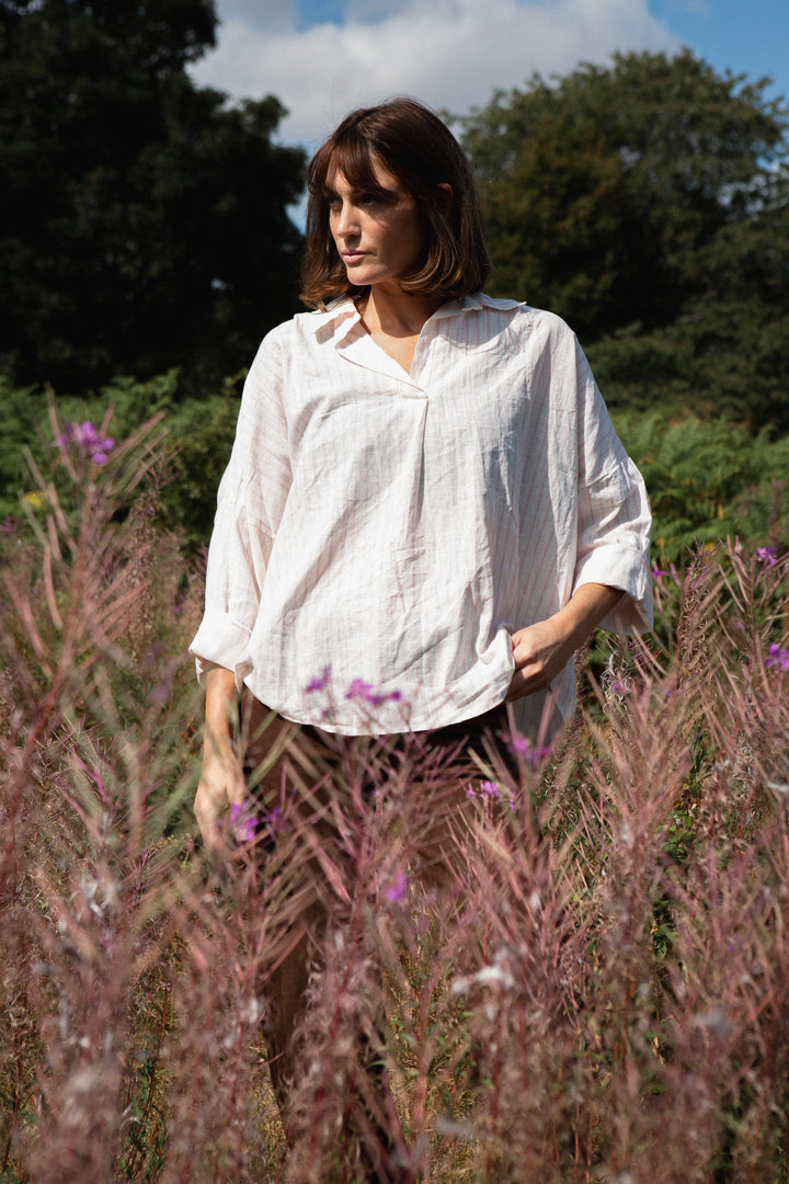 Linen Stripe Shirt
