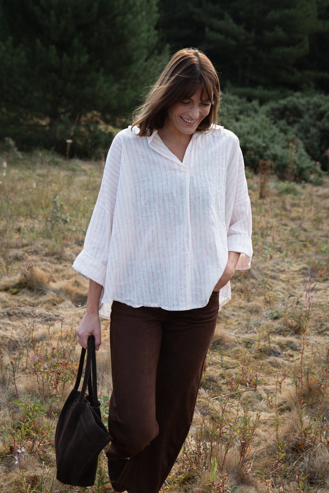 Linen Stripe Shirt