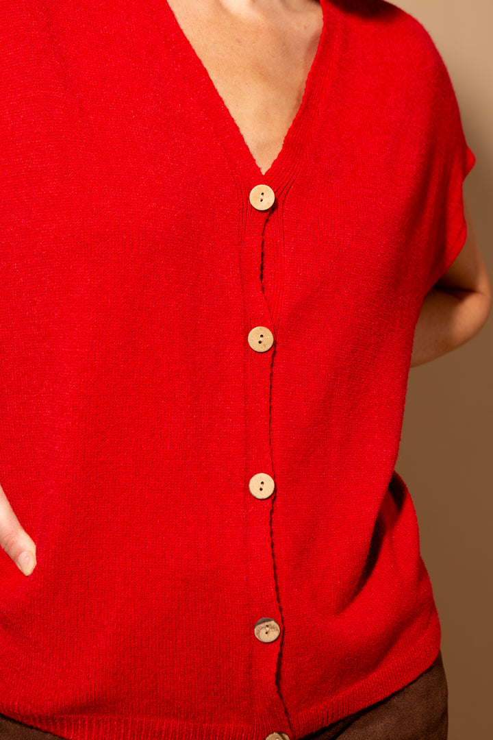 Cap Sleeve Cardigan