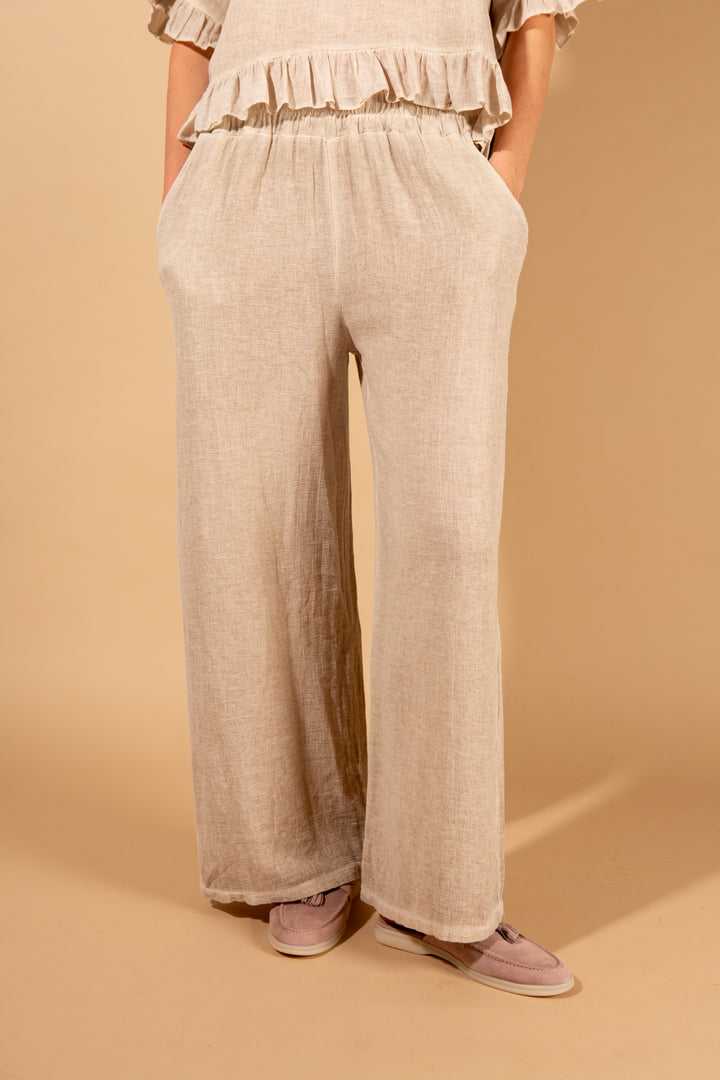 Linen Blend Trousers