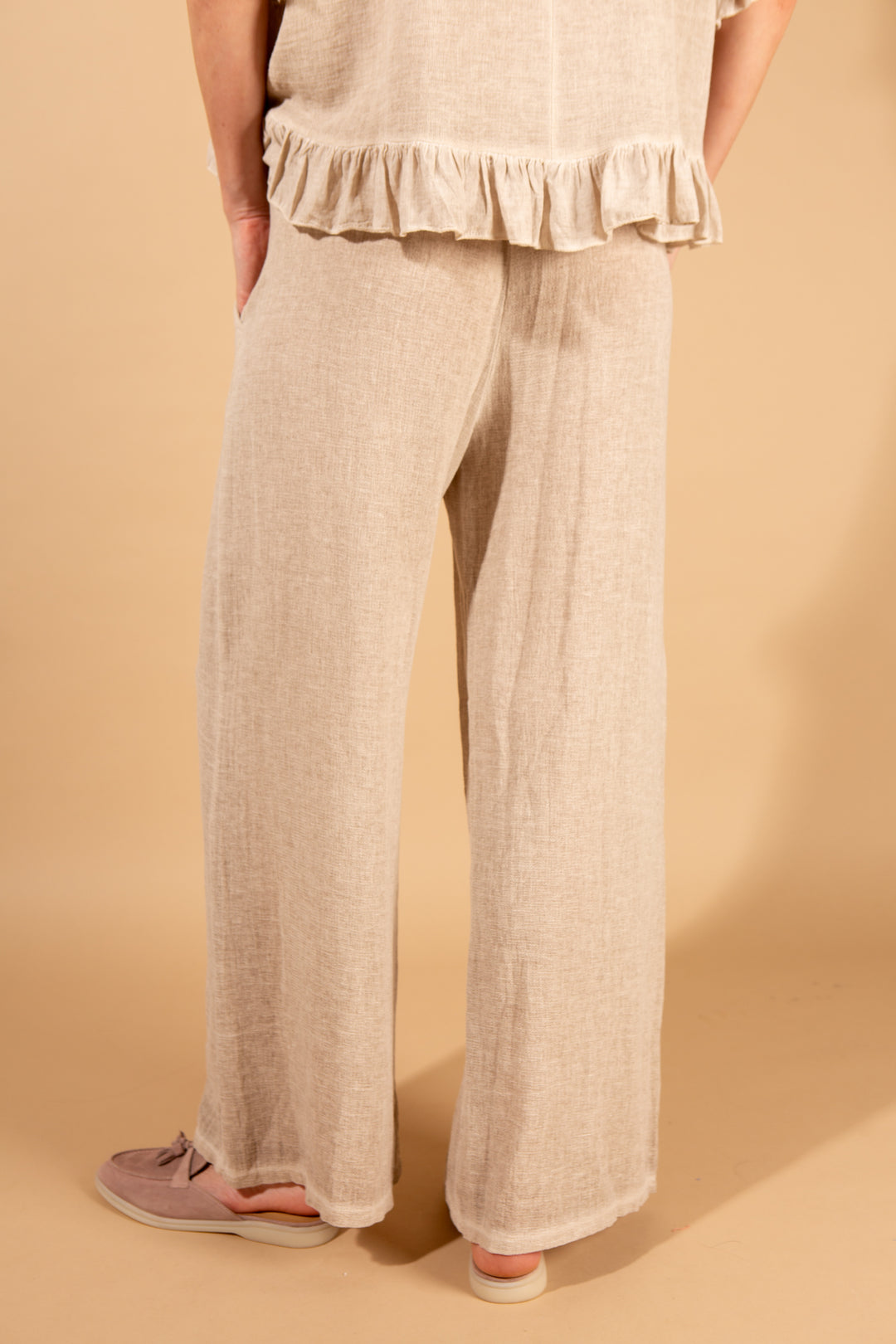 Linen Blend Trousers