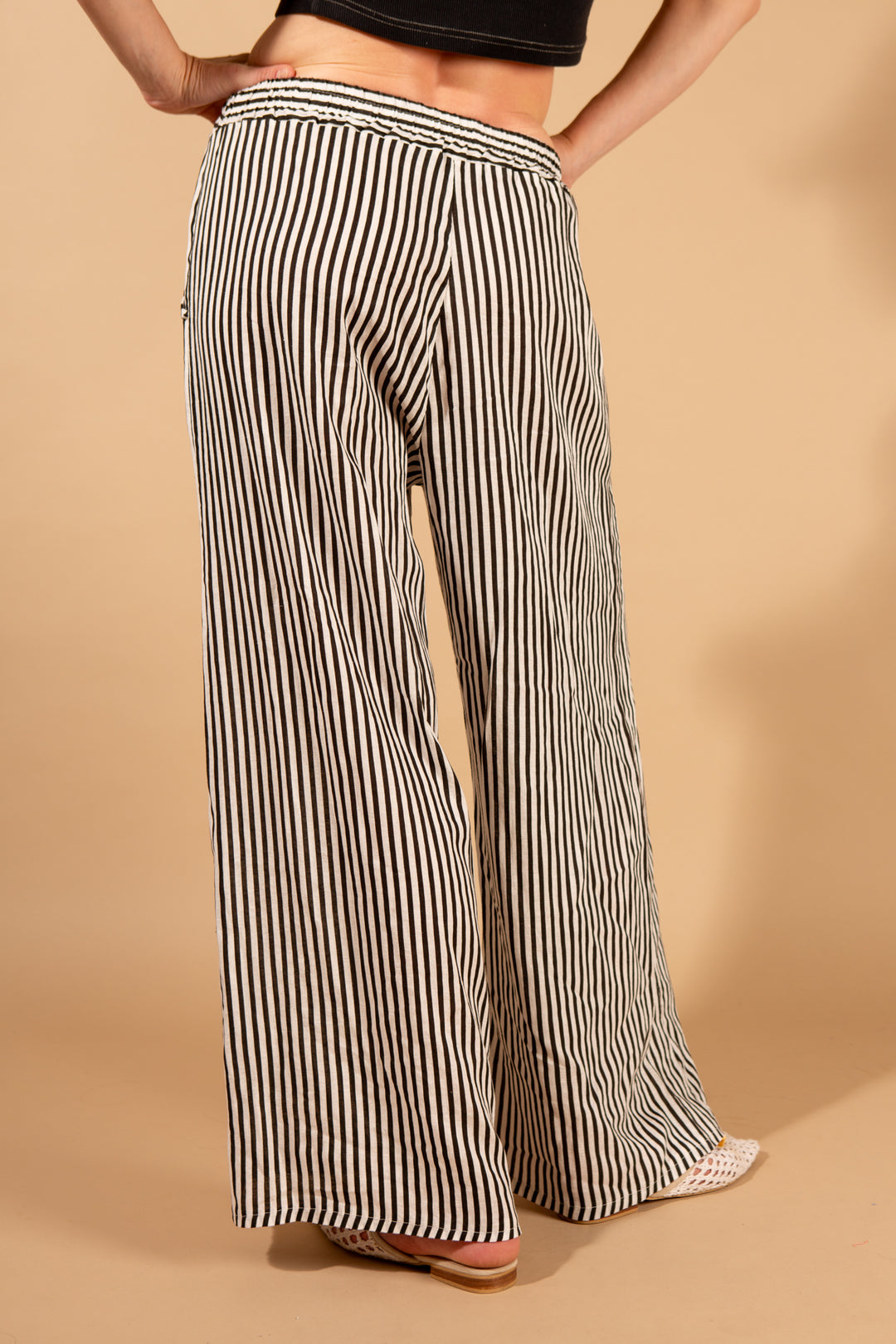 Linen Striped Trousers