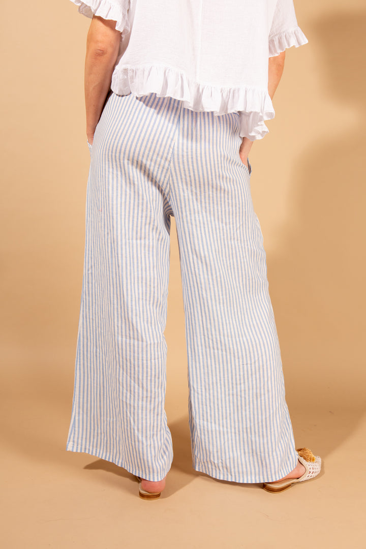 Linen Striped Trousers