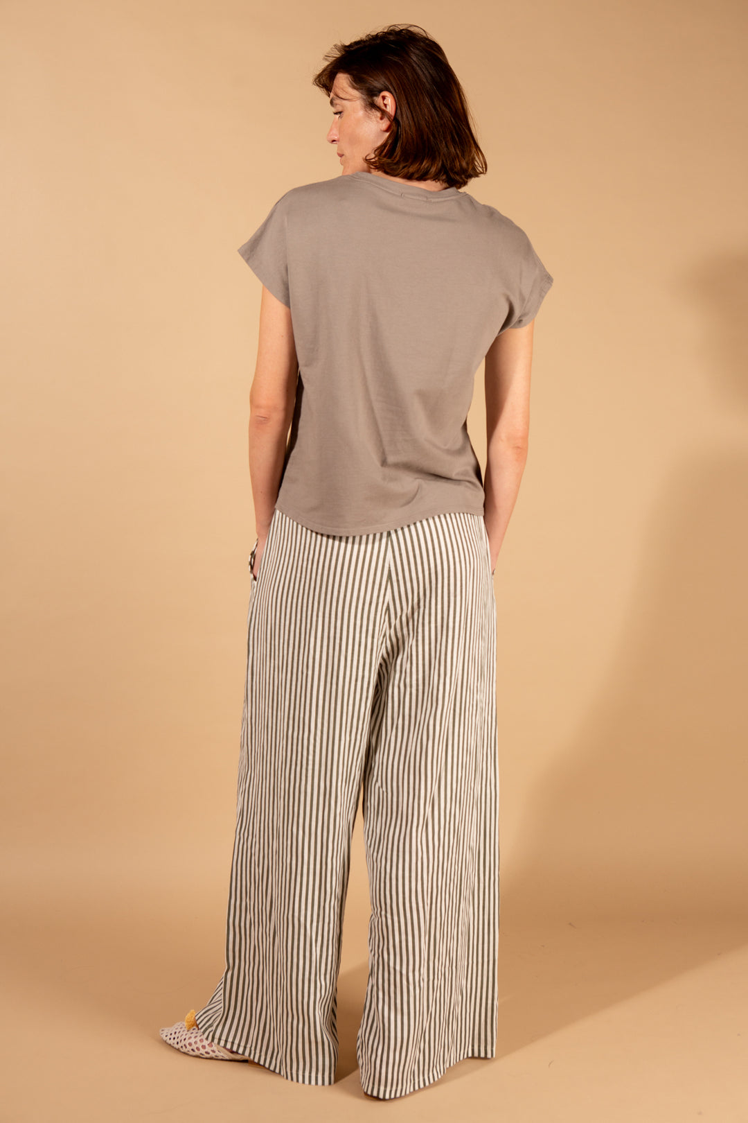 Linen Striped Trousers