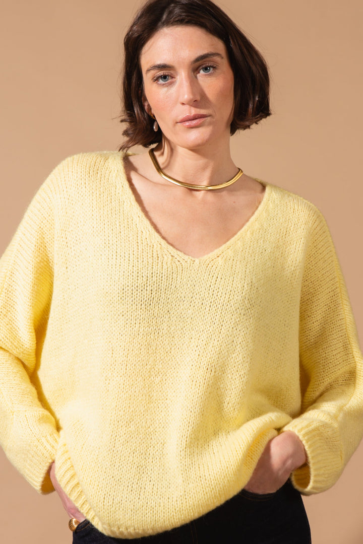 Mohair V-Neck Jumper