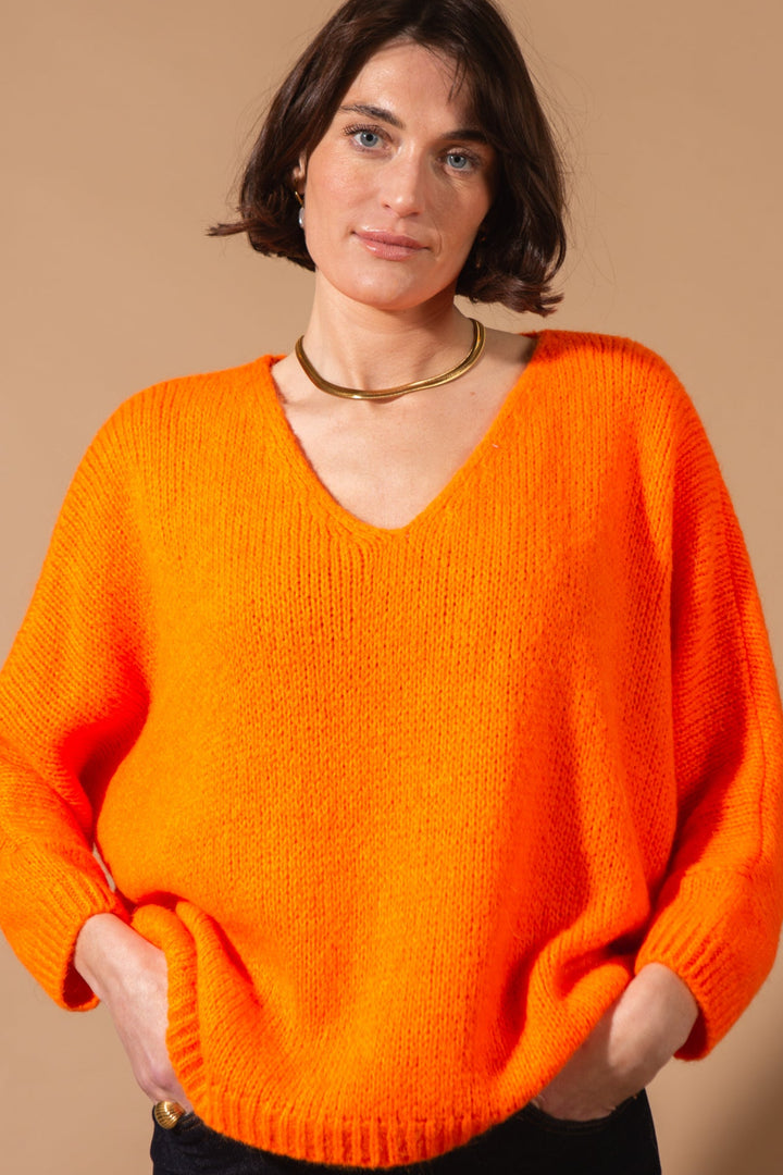 Mohair V-Neck Jumper