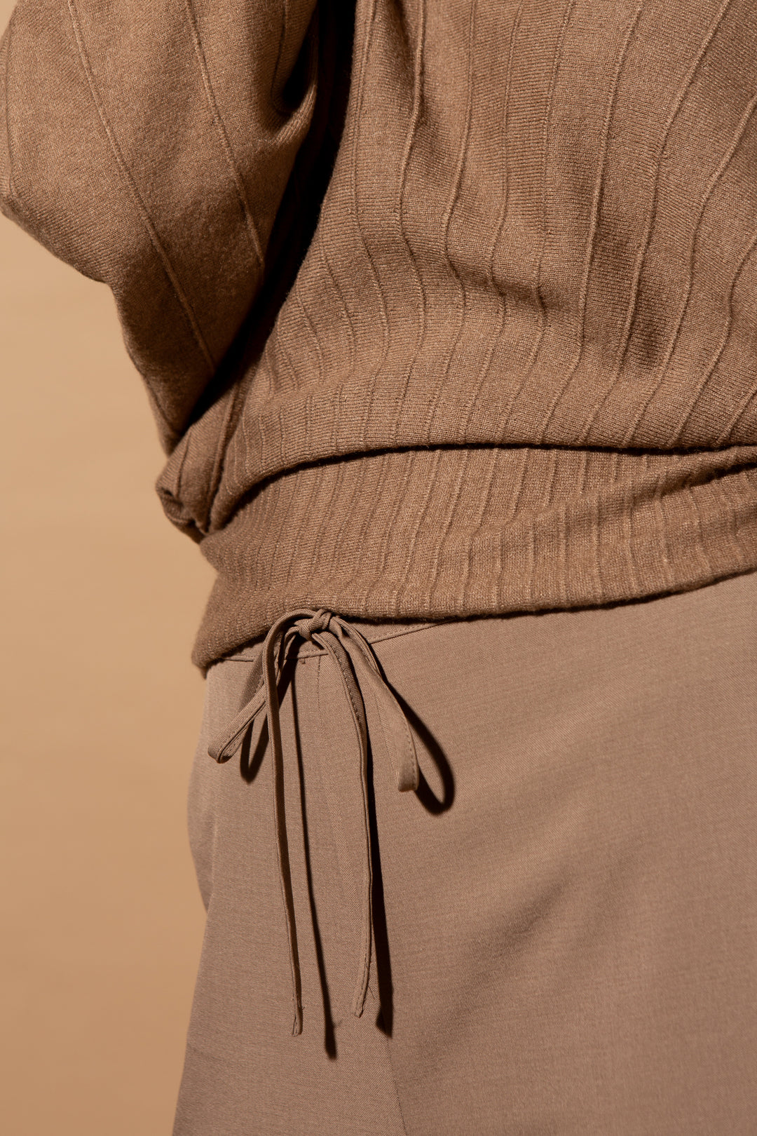 Ribbed Batwing Jumper