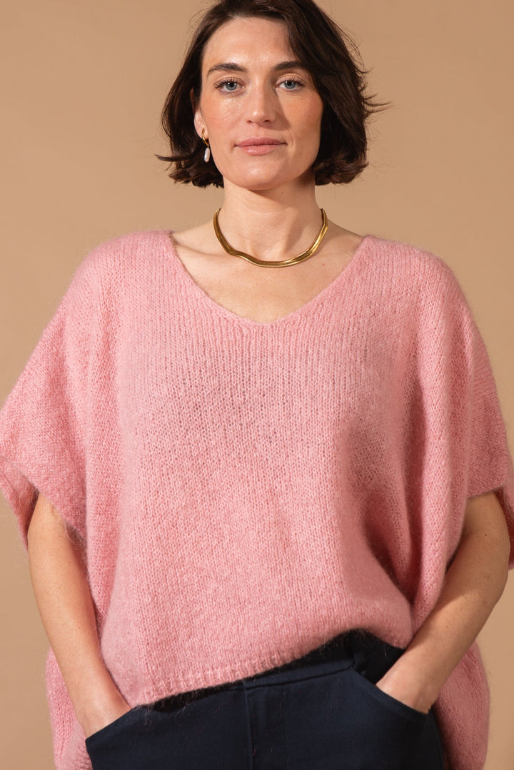 Mohair Knitted Sweater Vest