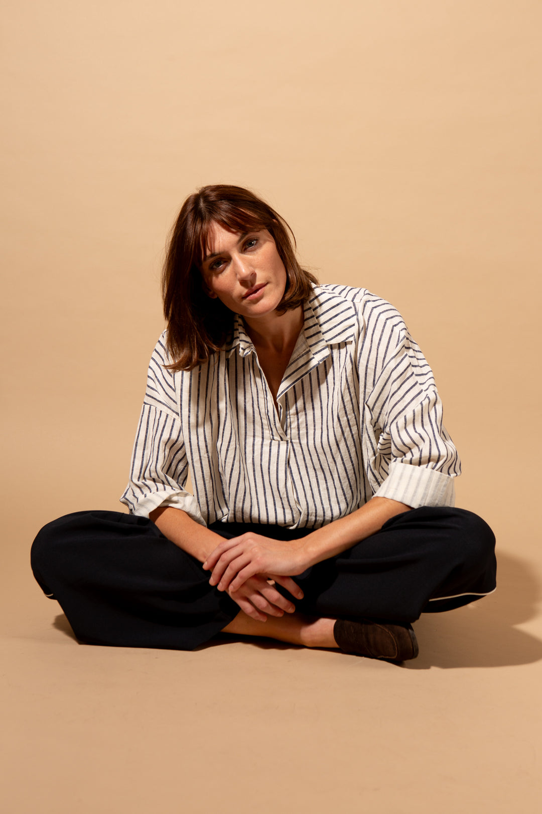 Linen Stripe Shirt