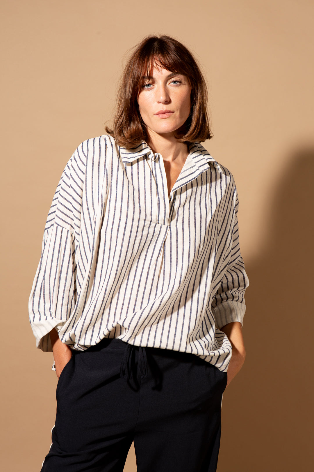 Linen Stripe Shirt