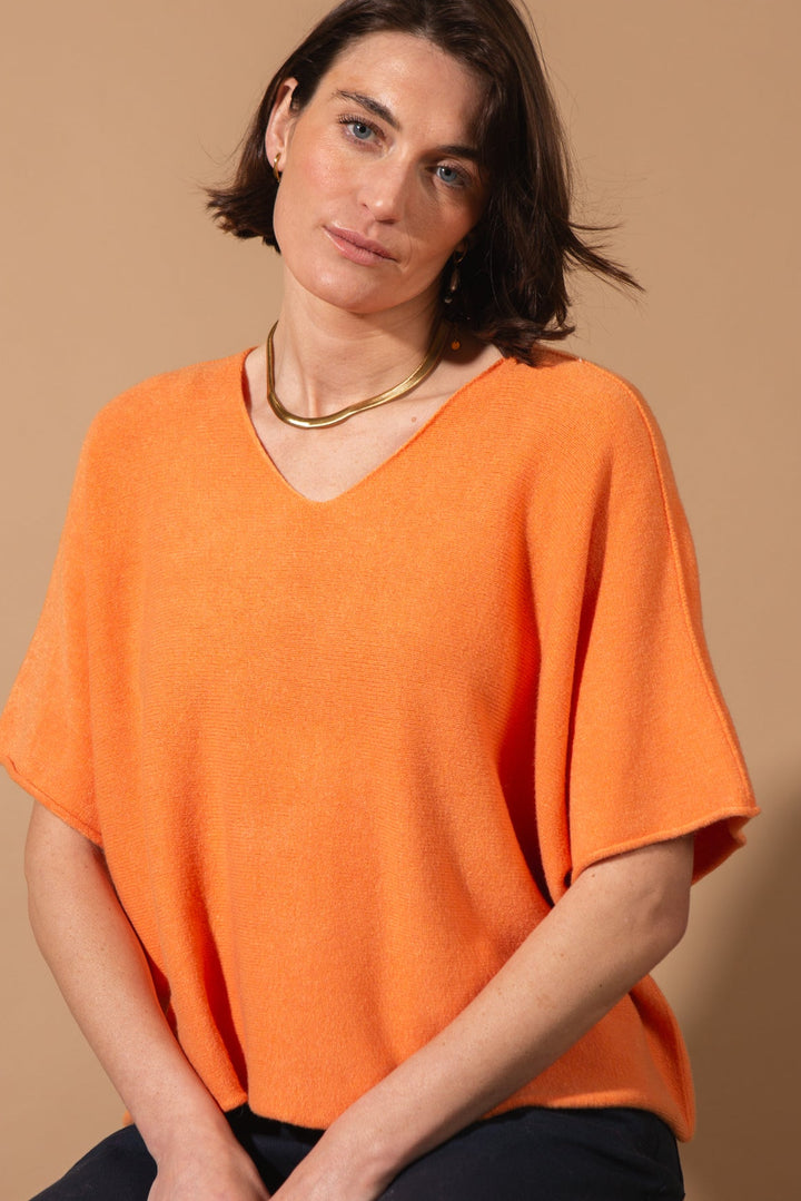 3/4 Sleeve Batwing Jumper