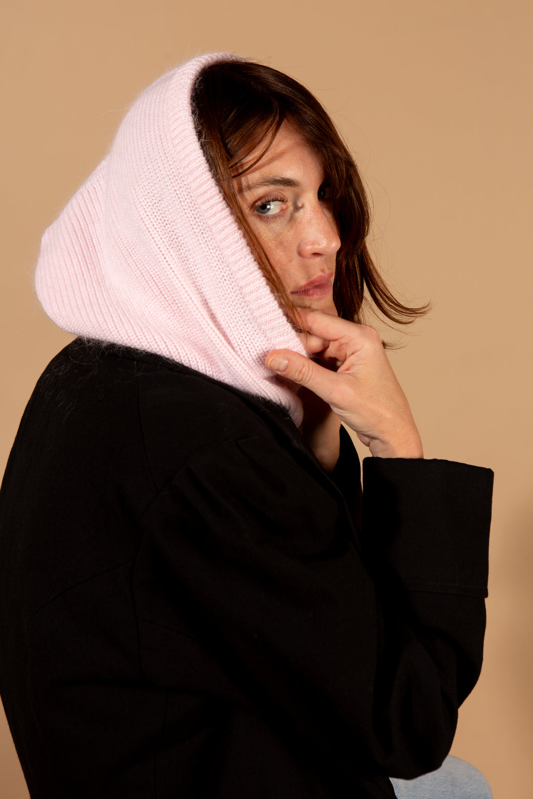 Knitted Balaclava Hood