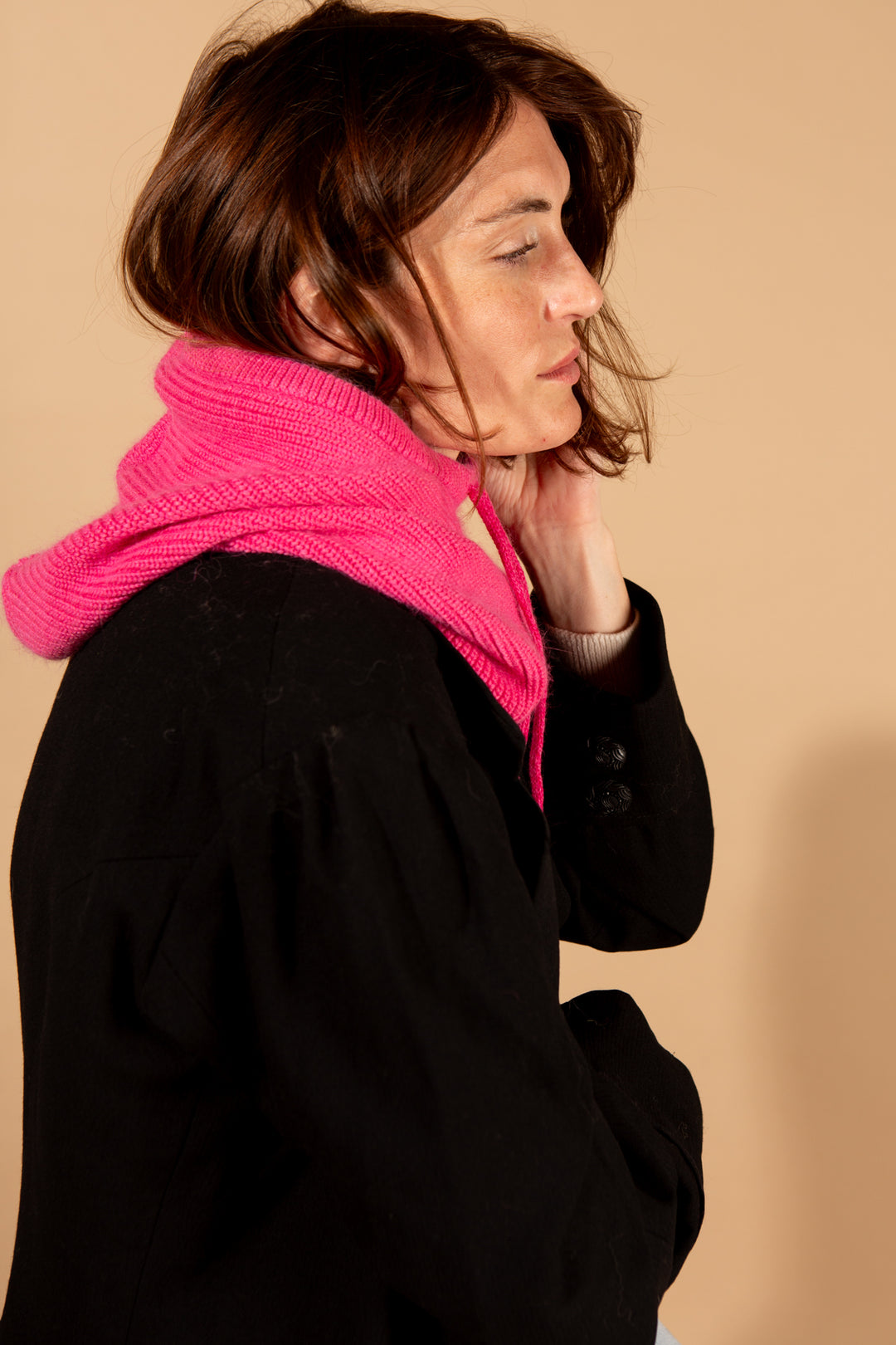 Knitted Balaclava Hood