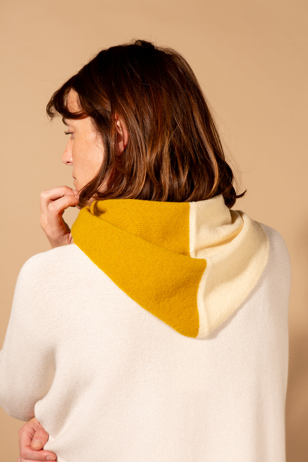 Two Tone Triangle Scarf