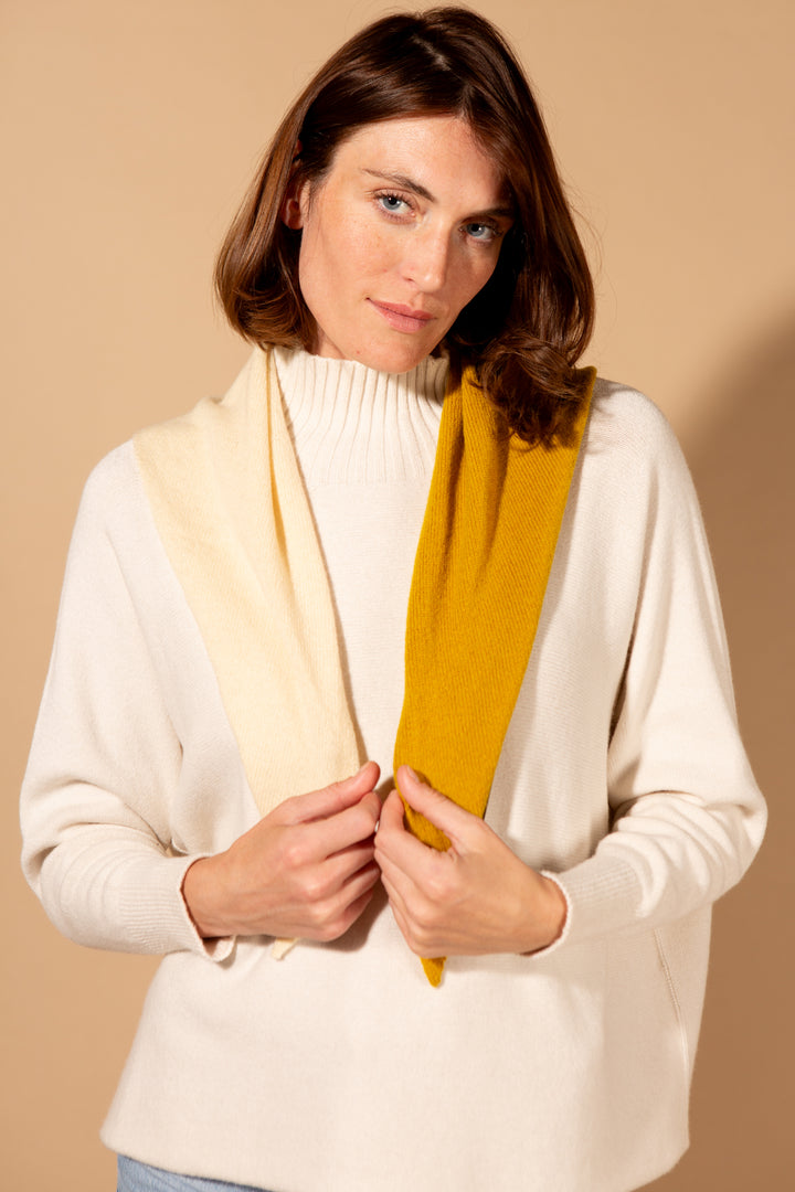 Two Tone Triangle Scarf
