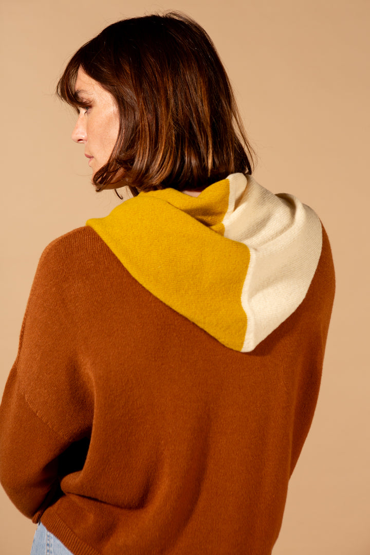Two Tone Triangle Scarf