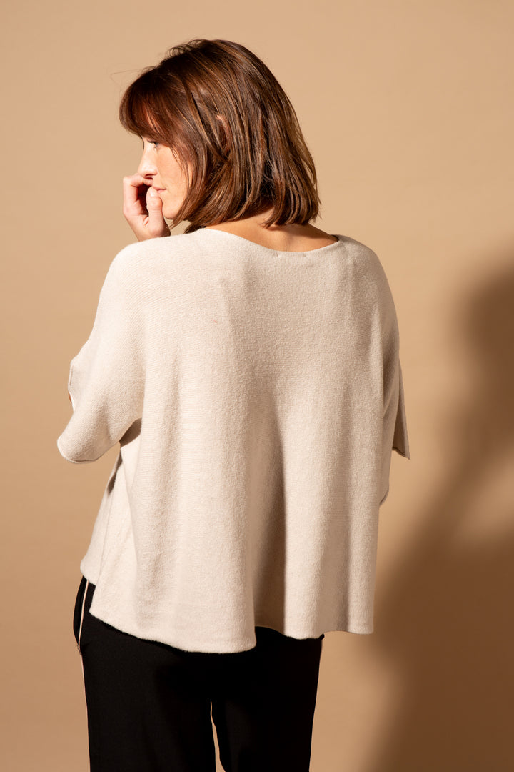 3/4 Sleeve Batwing Jumper