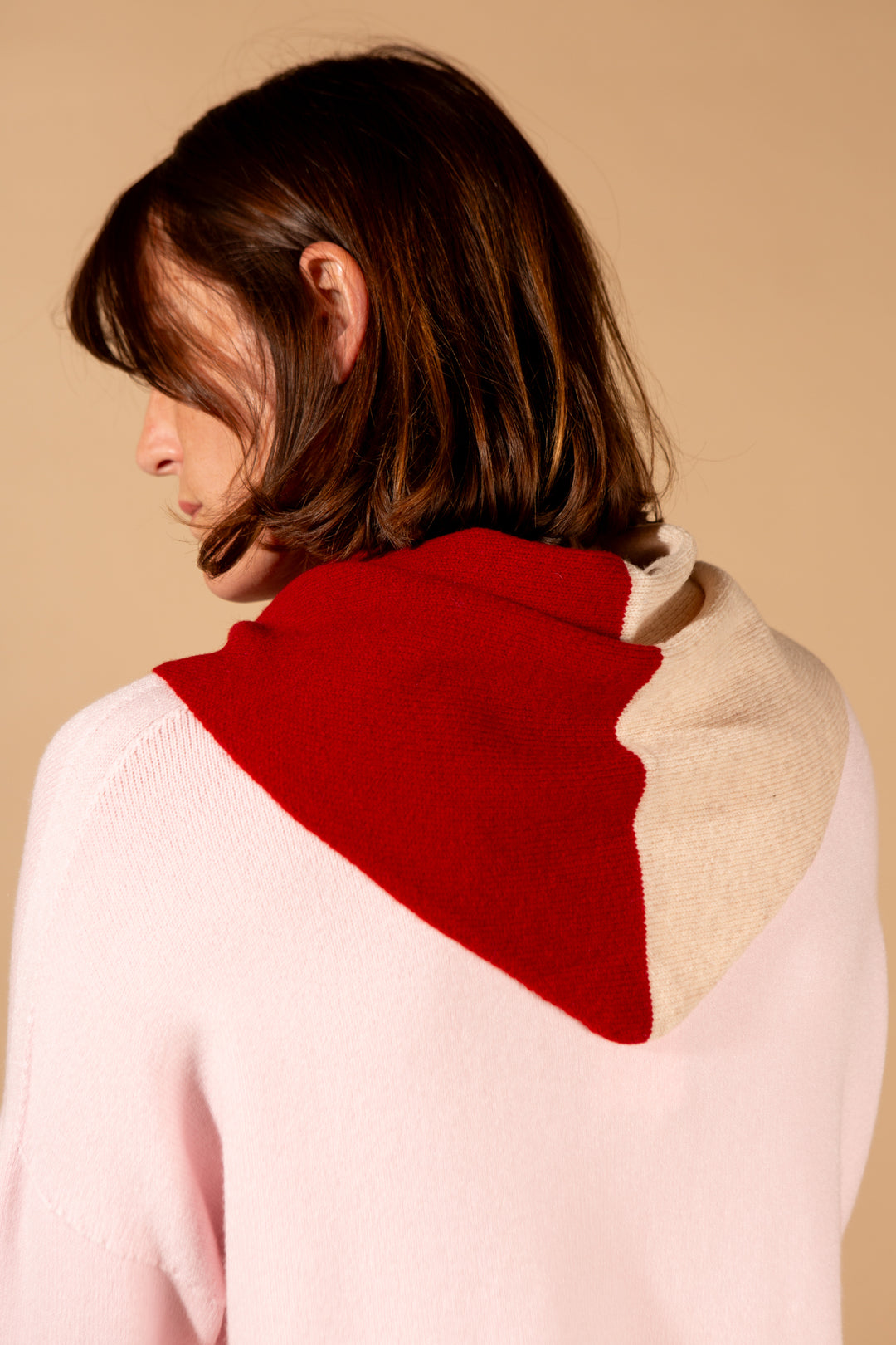 Two Tone Triangle Scarf