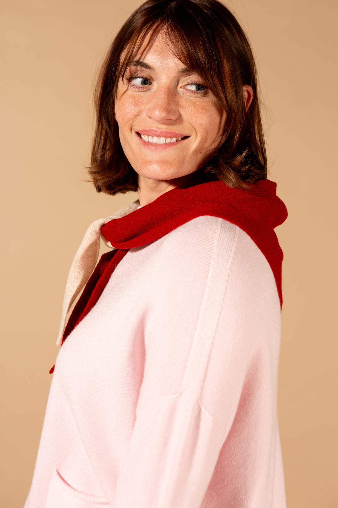 Two Tone Triangle Scarf