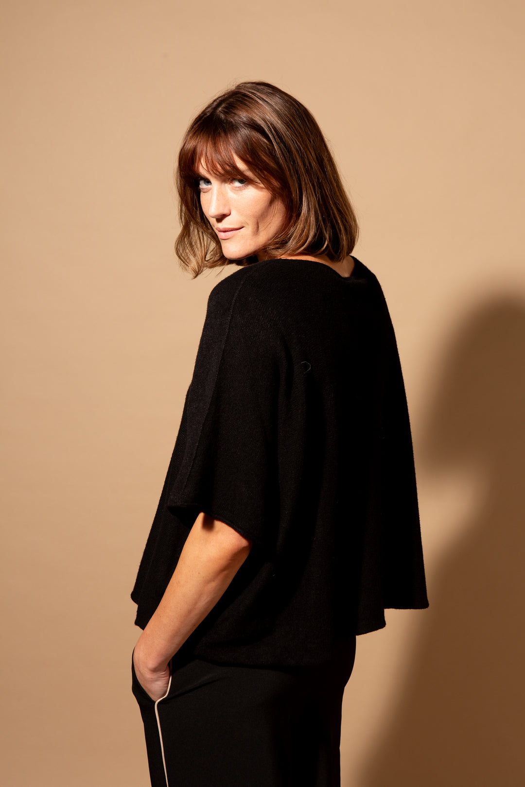 3/4 Sleeve Batwing Jumper