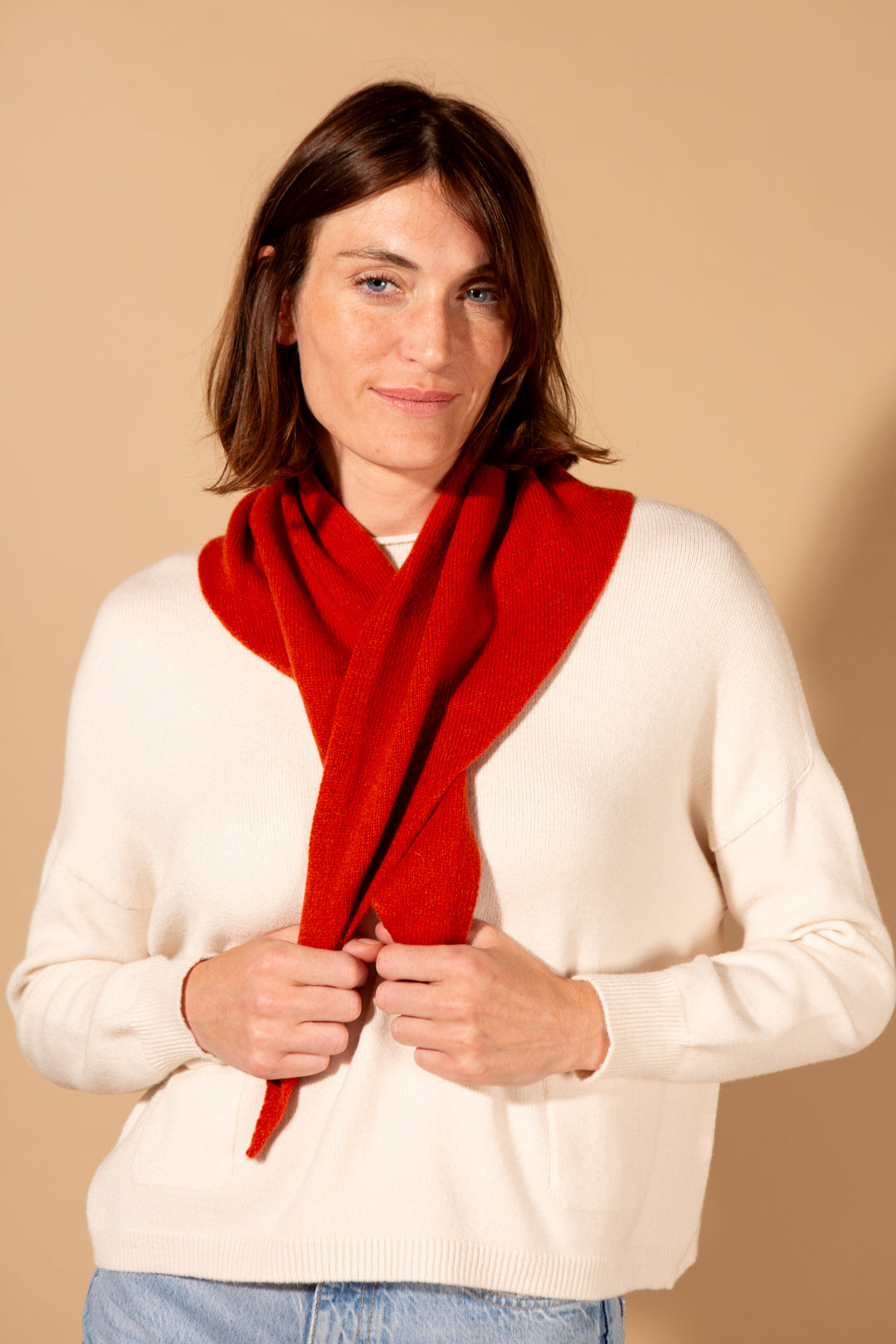 Wool Triangle Scarf