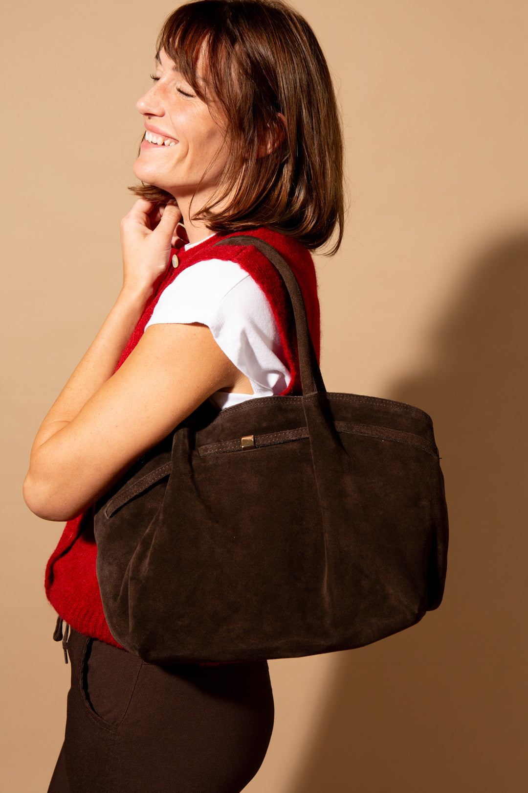 Atlanta Suede Handbag
