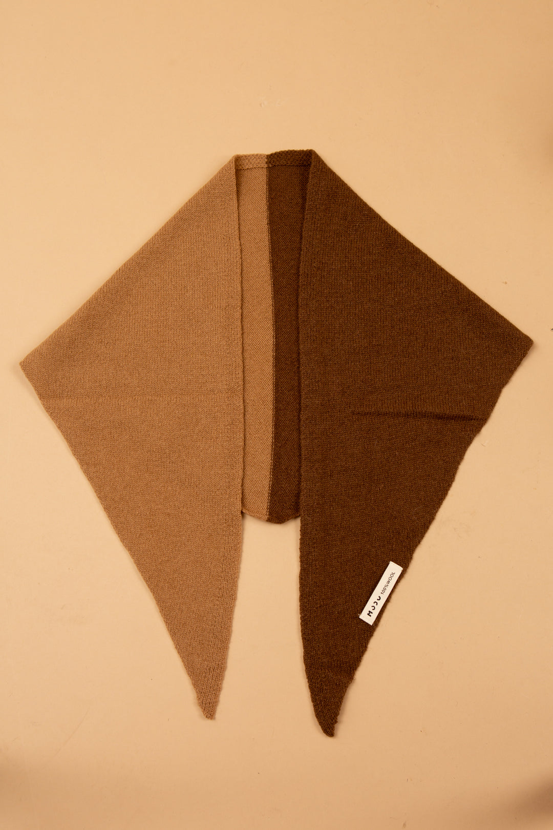 Two Tone Triangle Scarf