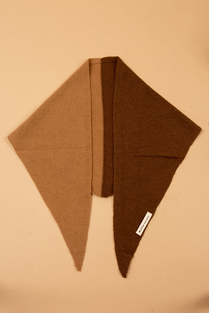 Two Tone Triangle Scarf
