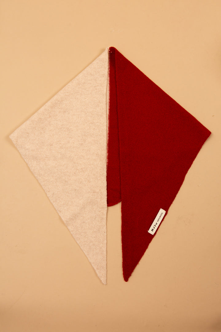 Two Tone Triangle Scarf
