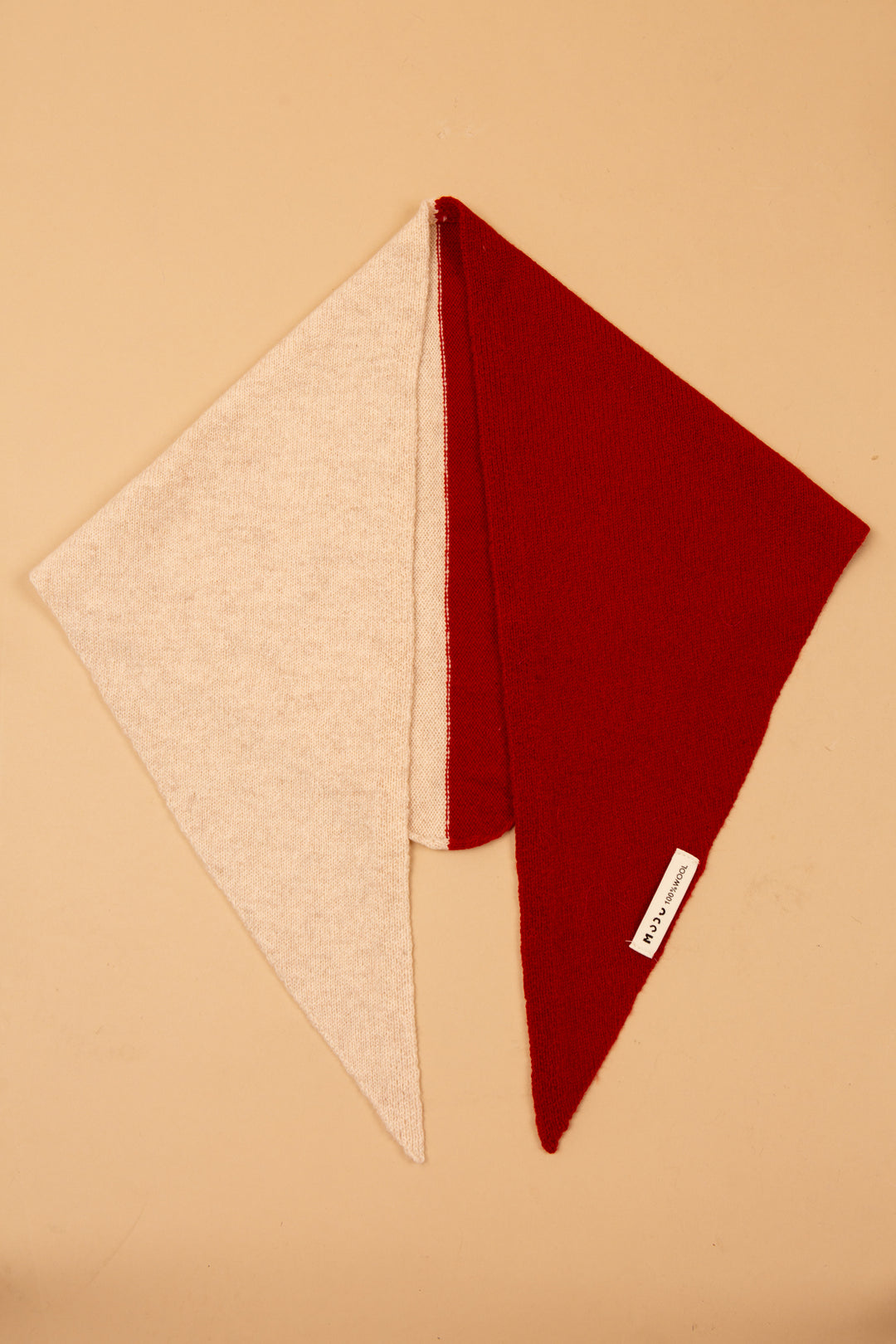 Two Tone Triangle Scarf