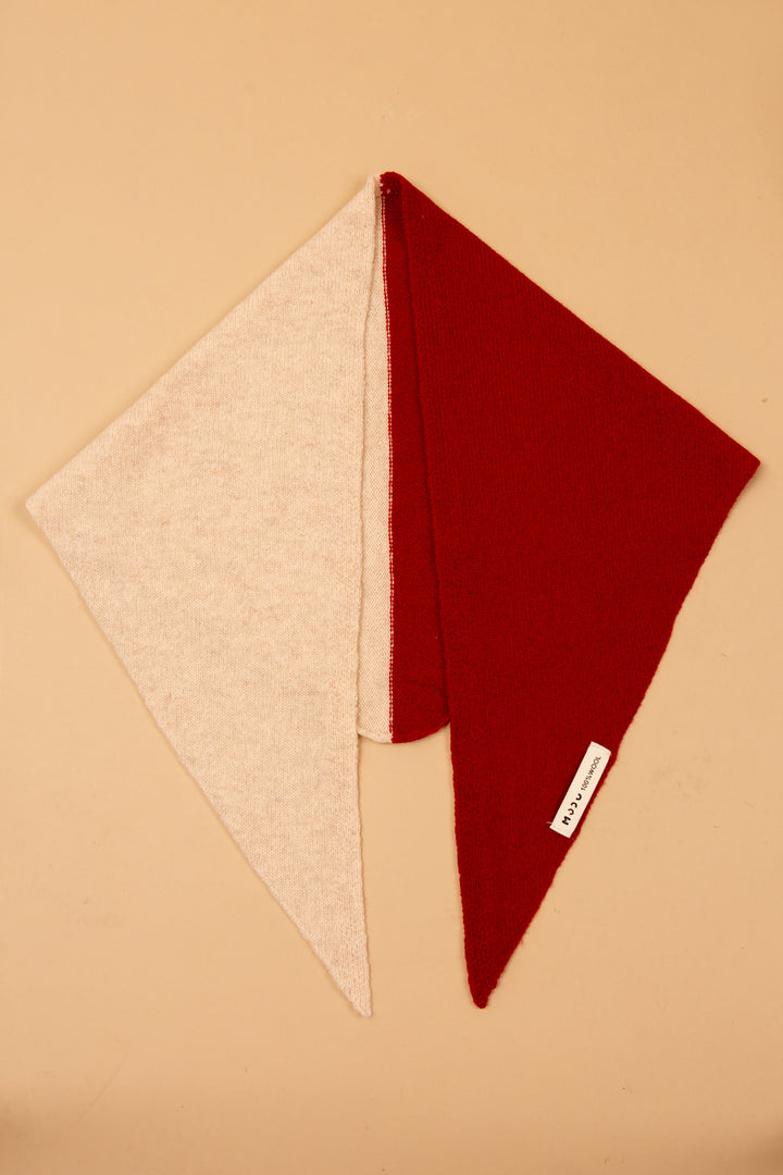 Two Tone Triangle Scarf