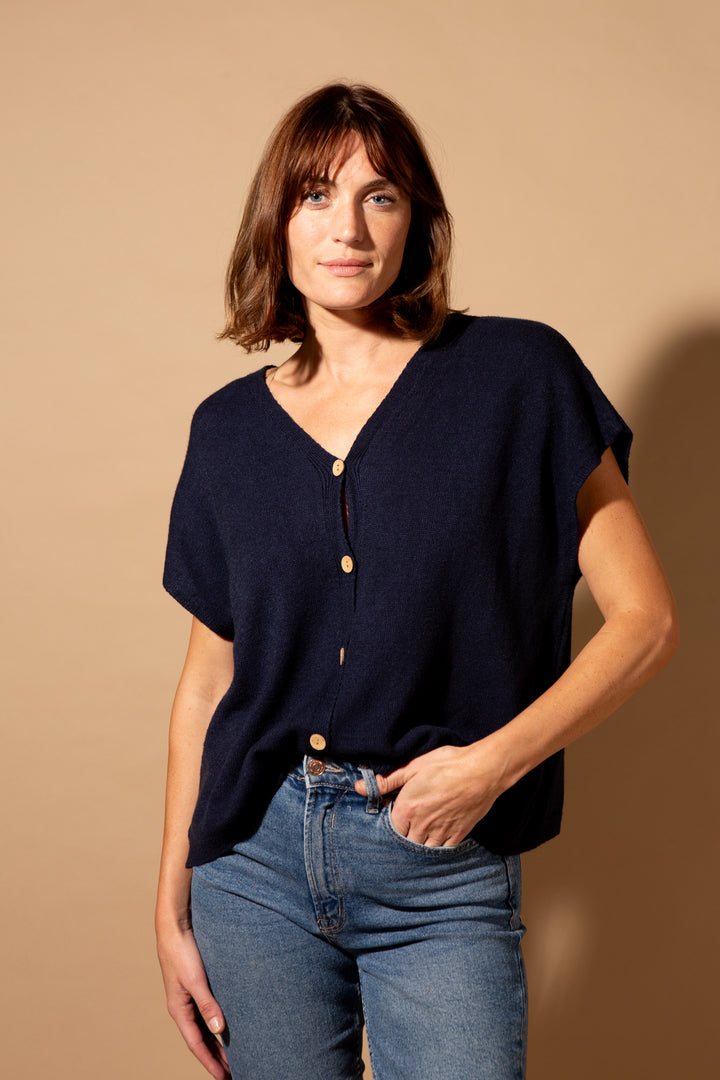 Cap Sleeve Cardigan