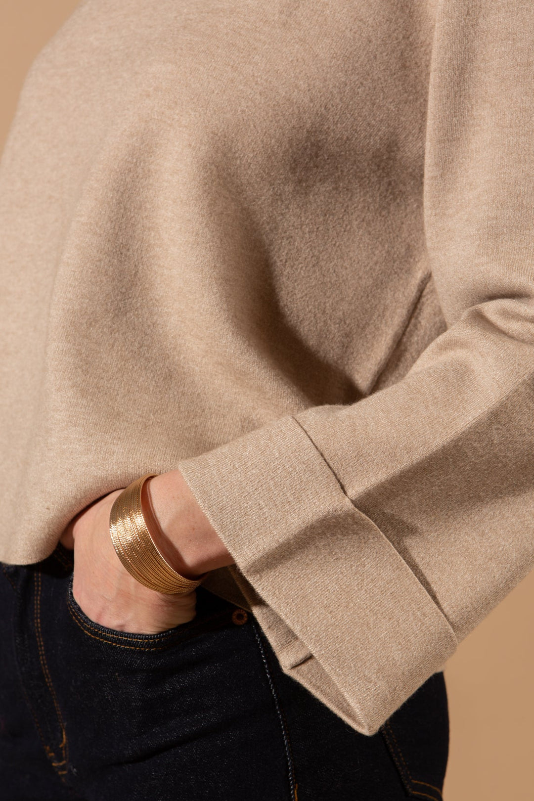 Cashmere Feel Bell Sleeve Jumper