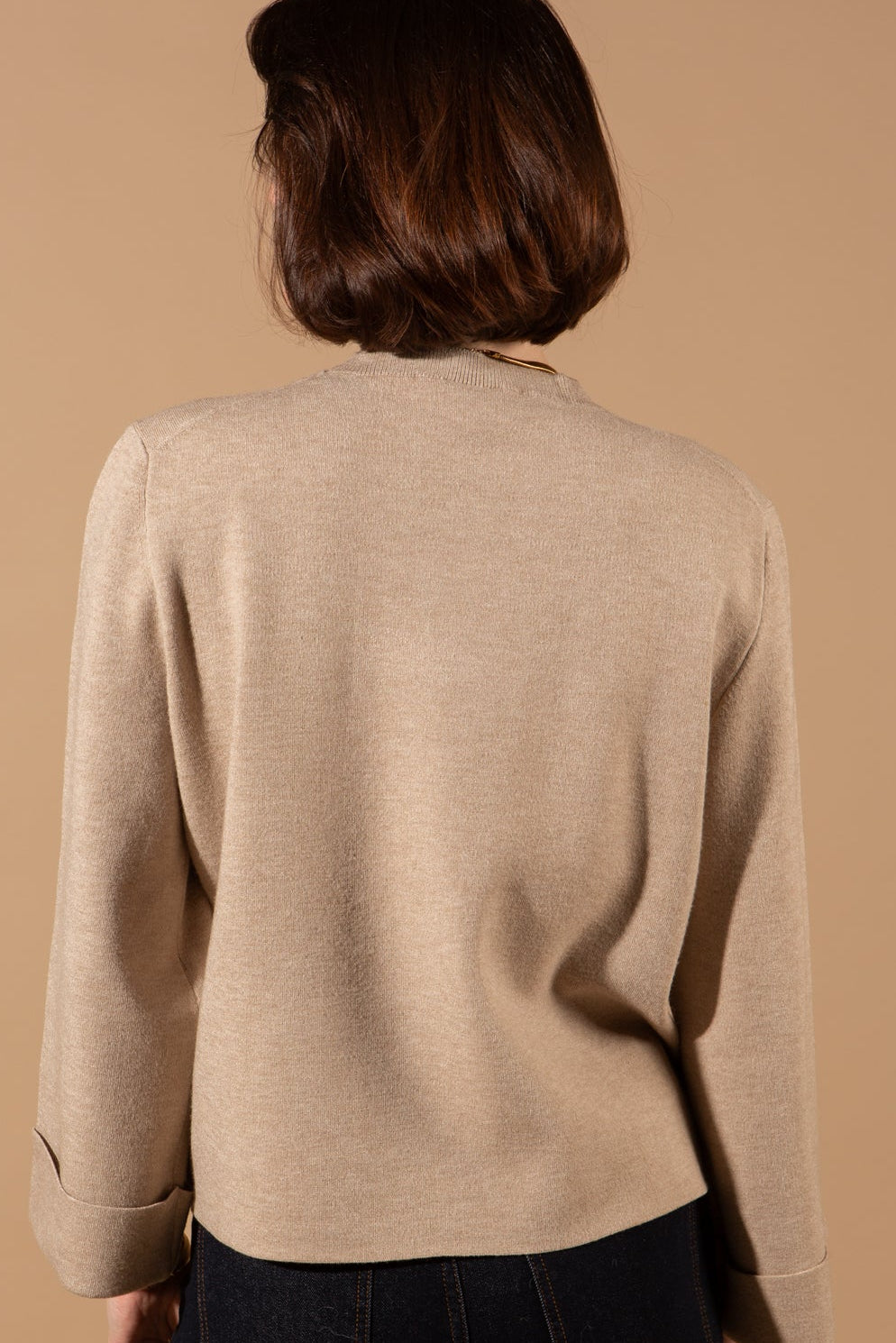 Cashmere Feel Bell Sleeve Jumper